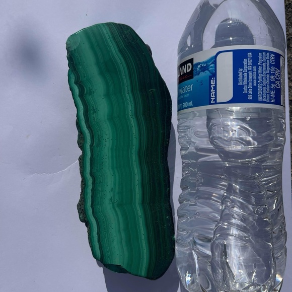 Large Face Polished Malachite Botryoidal Specimen